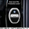 4Pcs Silicone Car Door Lock Cover Shock Absorber Accessories For VW GTI Polo Golf Passat Tiguan Arteon Touareg CC Taigo Hub Cap zq3
