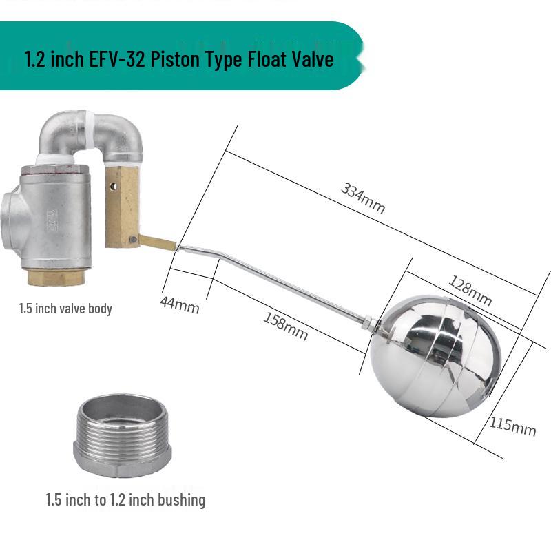 ELEKO Stainless Steel Automatic Water Level Float Valve Controller
