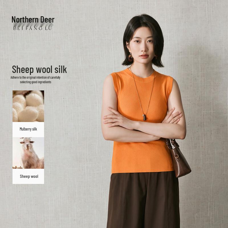 Women's Commuter Silk-Blend Knit Pullover