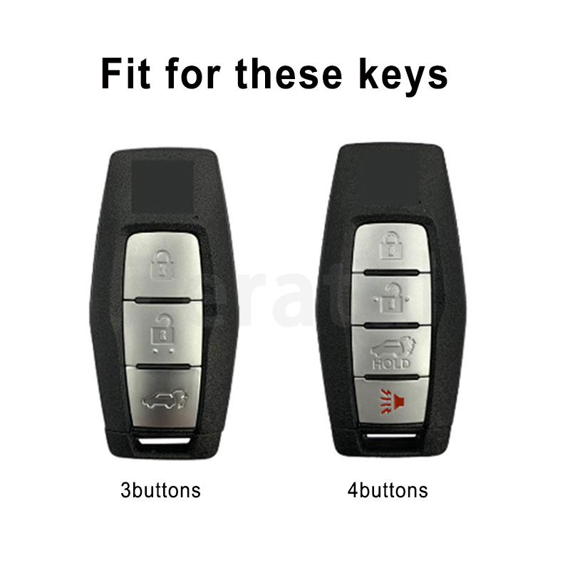 3/4 Botton Tpu Car Key Case Cover For Mitsubishi Outlander Auto Smart Remote Shell Fob Holder Keyless Protector Accessories