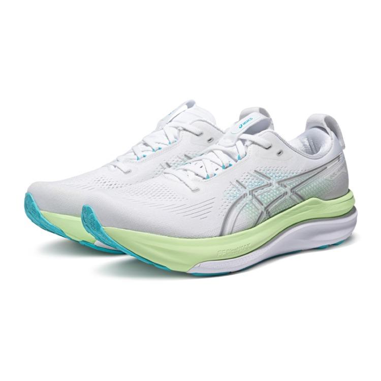 Asics Gel-Kayano 33 Breed Comfortabel Ademend Ondersteunend Veerkrachtig Hardloopschoen Heren sneaker Wit 1011C227-100
