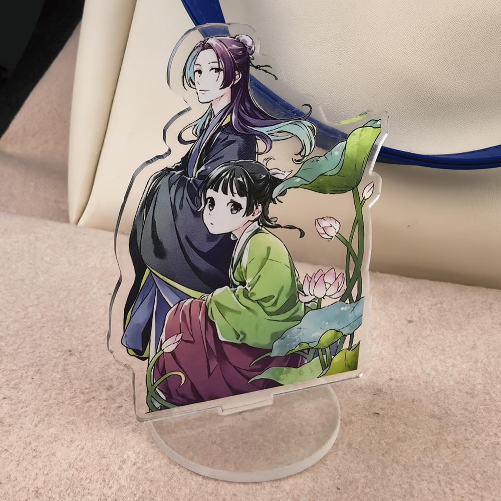 Kusuriya no Hitorigoto The Apothecary Diaries Acrylic Stand Maomao Jinshi Lotus Background Anime Desktop Standee Fans Decor Gift