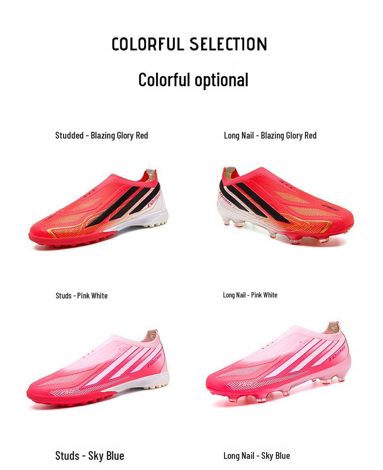 Nieuwe Voetbalschoenen: TF/AG Lange Noppen Lage Schoenen voor Jeugd & Volwassenen Training & Competitie - Op Voorraad