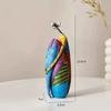Abstract Art, Oil Painting, Female Portrait Sculpture, Resin Crafts, Reader Character Sculpture, Living Room Decoration Gift