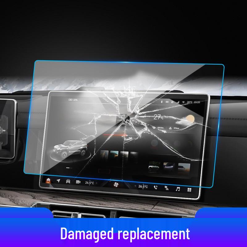 Warrior 917 Tempered Film: Anti-Scratch Screen Protector for Center Console (Fits 25 Models)