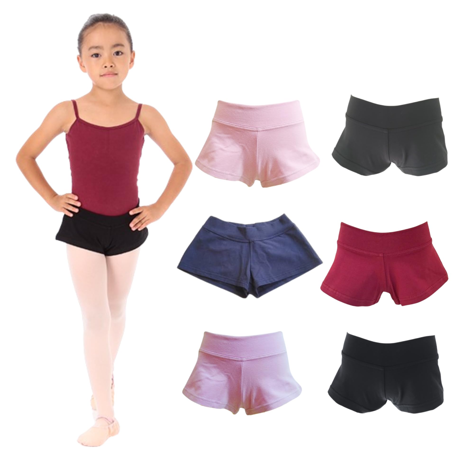 

Балетные шорты для растяжки детские, облегающие бедра (120см/140см) (Угольно-серый, 140 см)