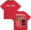 Rapper Romeo Anthony Santos Tour 2026 Merch Tshirts Unisex Women Fashion Hip Hop Street T Shirt Cotton Casual High Quality Tshirt