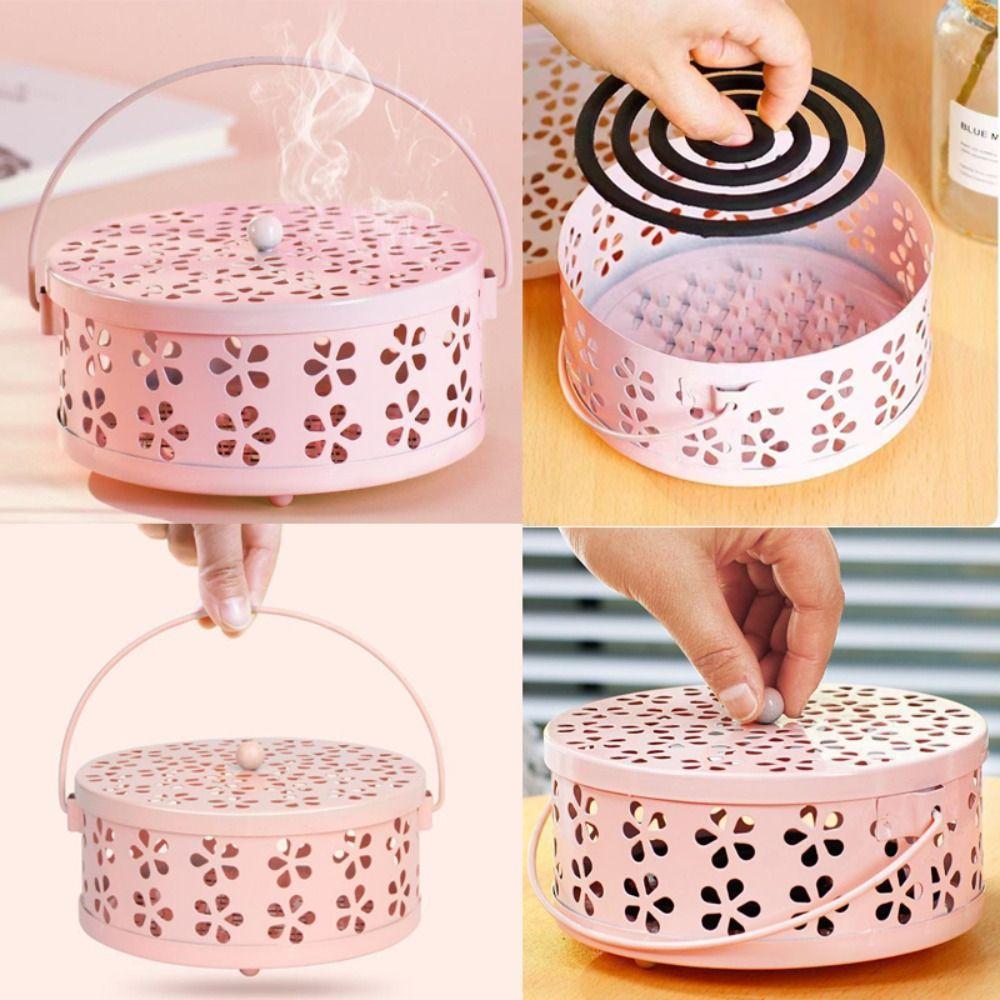 Home Mosquito Incense Plate Sandalwood Rack Mosquito Coil Tray Aroma Stove Mosquito Incense Holder
