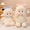 Märchenserie Tierpuppen niedliche Plüschtiere Miau Schaf Miau Kaninchenpuppe Kissen Stoffpuppe Geburtstagsgeschenk