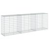 Gabion with Lid 300 X 50 X 100 Cm Galvanized Iron