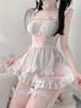 Christmas Maid Lingerie Dress Sweet Bunny Girl Costume Rabbit Woman Set Cosplay Costume Role Play Uniform Stage Performance Set