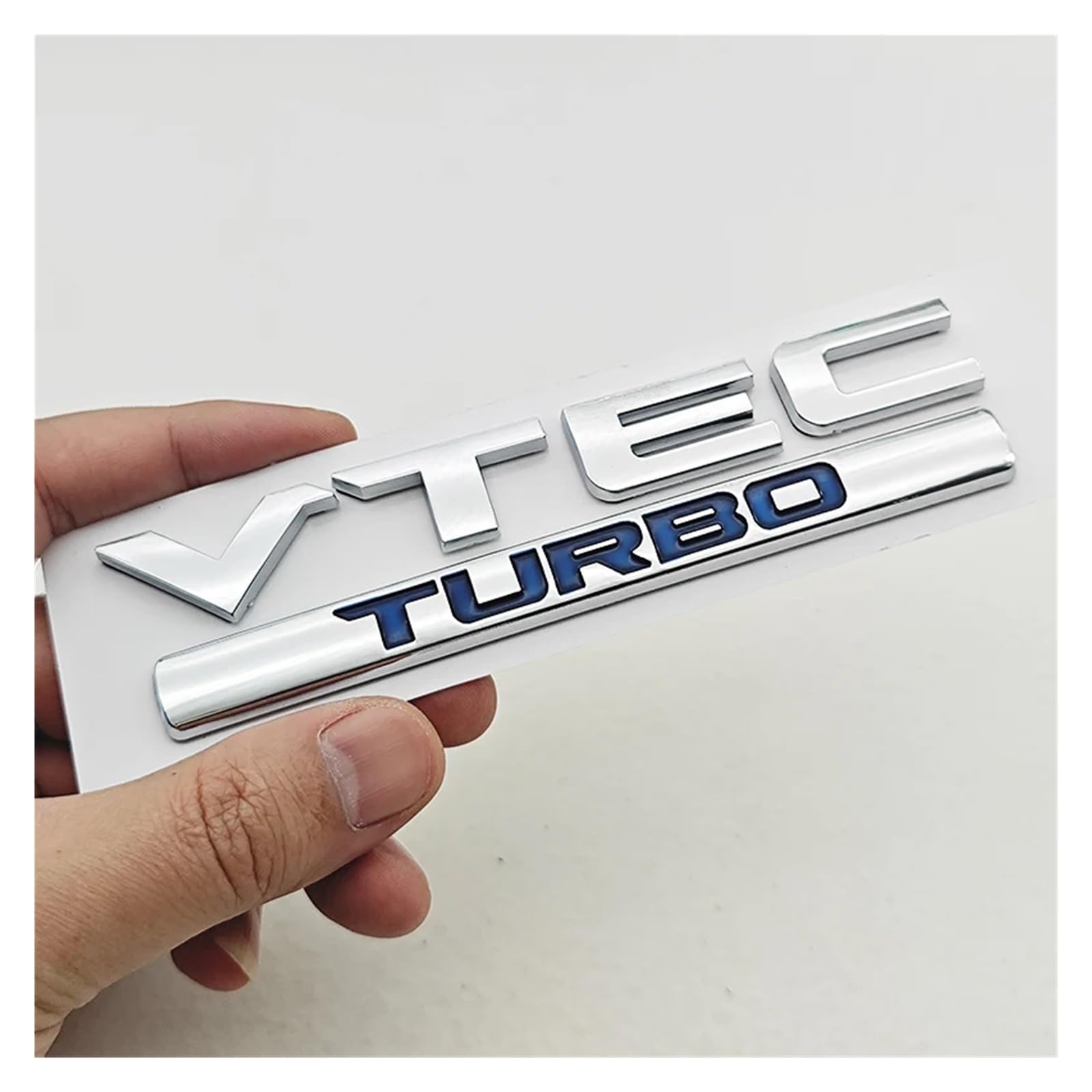 

3D ABS Chrome Black Logo VTEC Turbo Car Rear Trunk One size