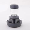 Automatic Liquid Dispensing Pot Washing Brush: Multifunctional Press-Type Kitchen Sponge Brush.