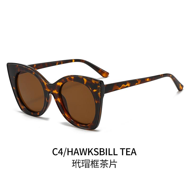 Cool party autumn new cat eye sunglasses, European and American personality trend Internet celebrity ins glasses hot sunglasses women