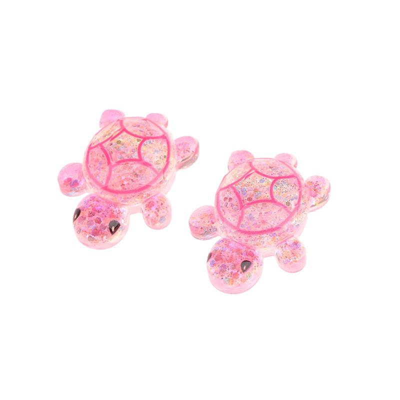 2Pcs Mini Turtle Garden Micro Landscape Resin Crafts Tiny Turtle Miniatures Home Decoration Ornaments Gift