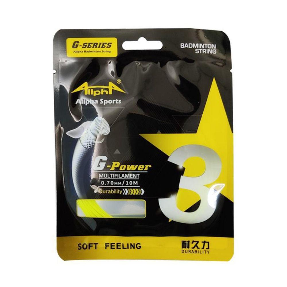 

0.7mm G3 Badminton String High Elastic Badminton String Line Badminton Racket Line Training флуоресцентний жовтий колір