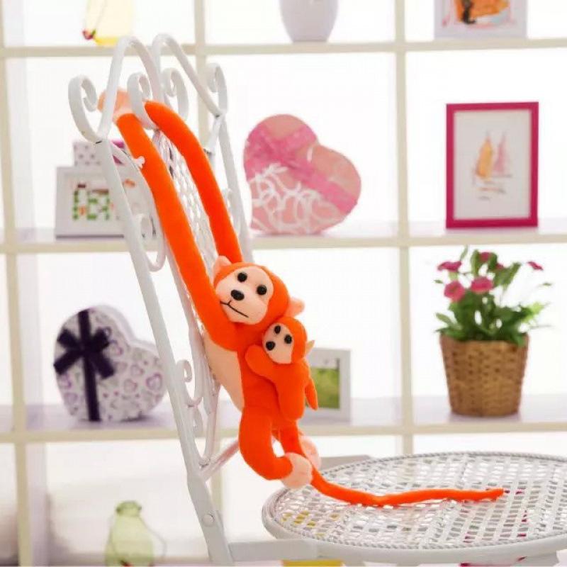 Long-armed Monkey Plush Toy Curtain Strap Monkey Doll Curtain Buckle Electric Car Anti-collision Doll Children's Rag Doll