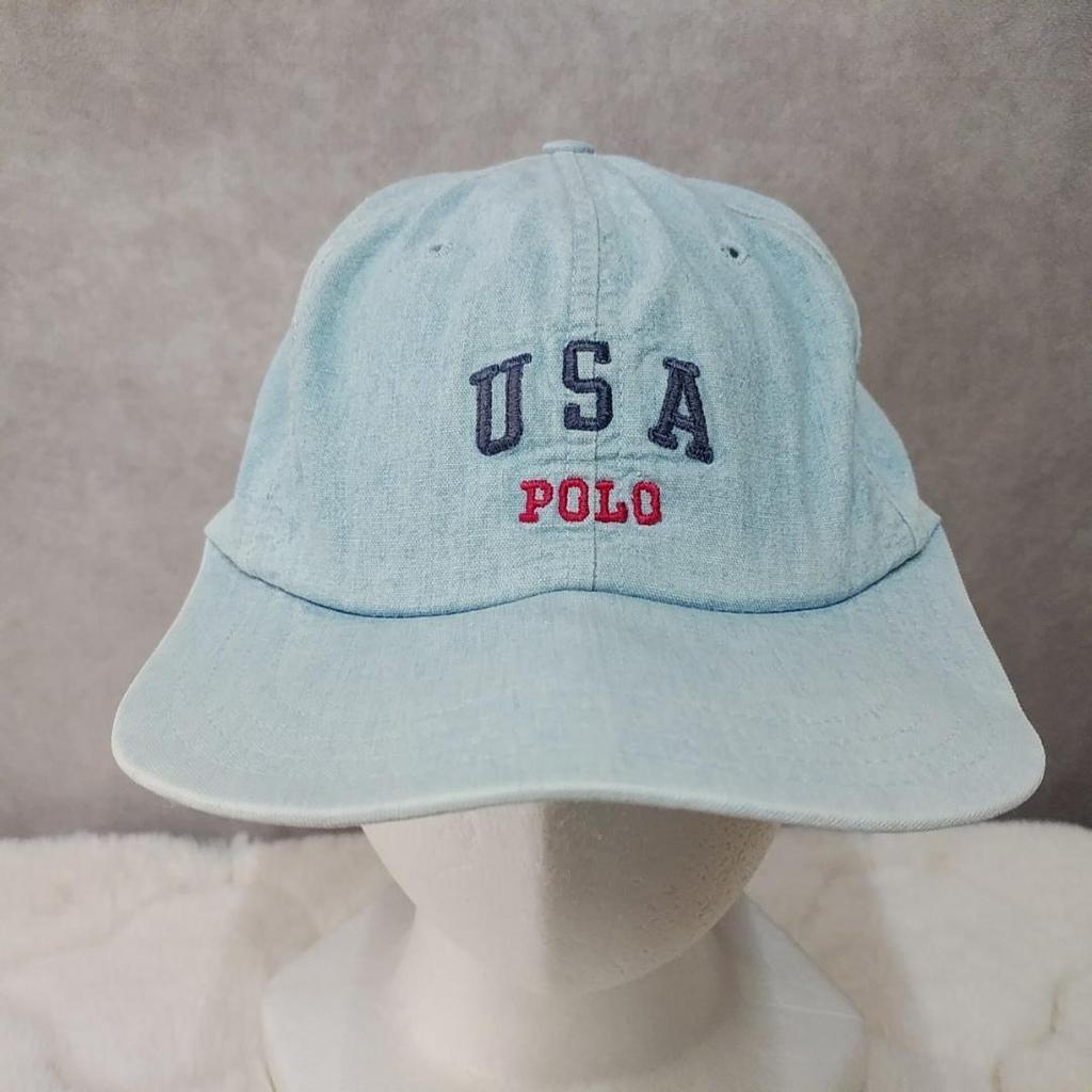 Used POLO SPORT Cap Hat Ralph Lauren Made in USA 90s Reasonable