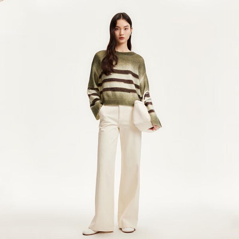 

VEROMODA Women s Striped Gradient Knit Sweater S