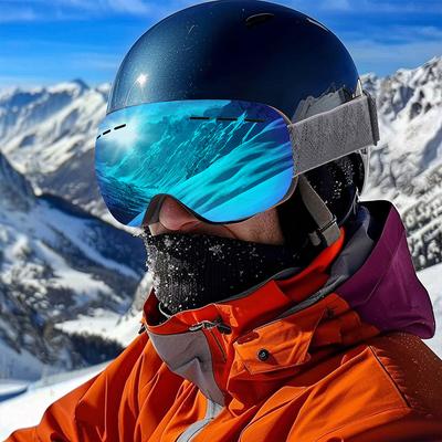 Skiing Glasses Goggles UV Protect Snowboard Ski Mask Men Women Anti-Fog Big Frame Snow Glasses Outdoor Sports Eyewear