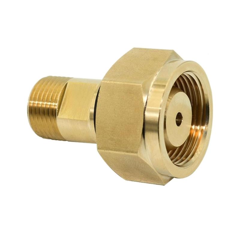 

Sturdy Brass Materials Acetylene Adapter Ensuring Long Time Use CGA 520 to CGA 200 Connection Regulator Fittings 1
