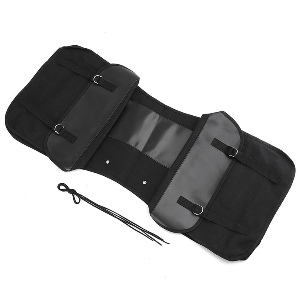 Universal Motorcycle Cycling Canvas Side Saddlebag Back Pack for Motorbike 2 Colors