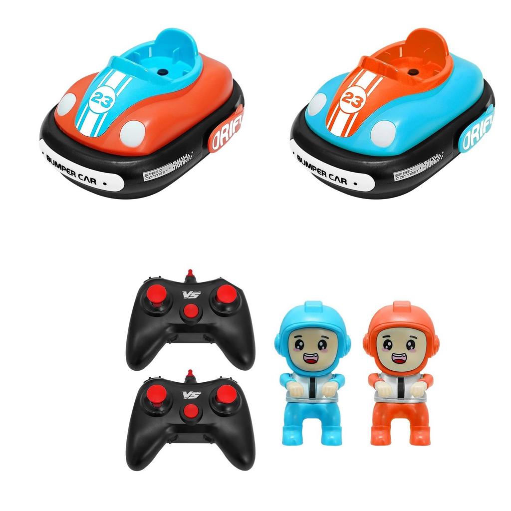 Toddlers Remote Control Cars For Kids, Boys RC Ejecting Bumper Car, RC Race Car Set Of 2 Players, RC Cartoon Car Toys,  Birthday Gift