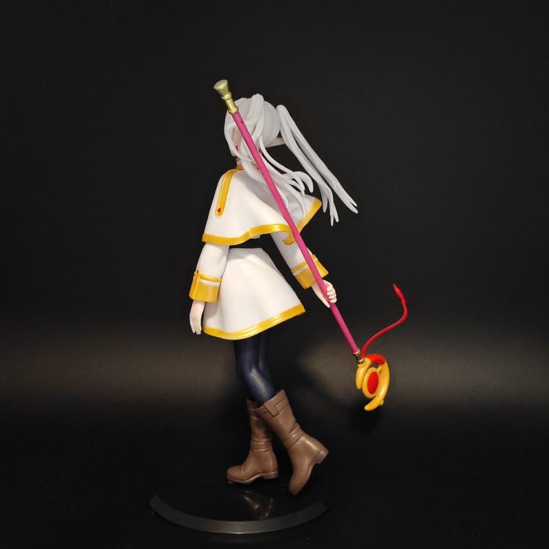 Latest Frieren Beyond Journey'S End Anime Figure Elf Girls Collectible Model Featuring Magic Staff Playthings Desktop Decoration Ornament Gifts