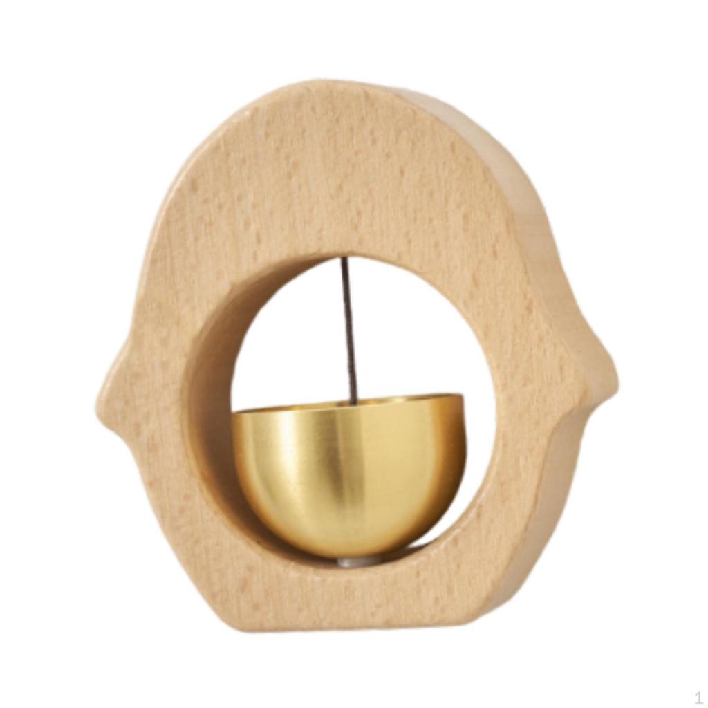 Shopkeeper's Door Opening, Unique Wooden Doorbell for Refrigerator, House Entrance