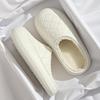 Fleece Waterproof Cotton Slippers Women's Winter Home Indoor Couple Warm Confinement Shoes Supermarket