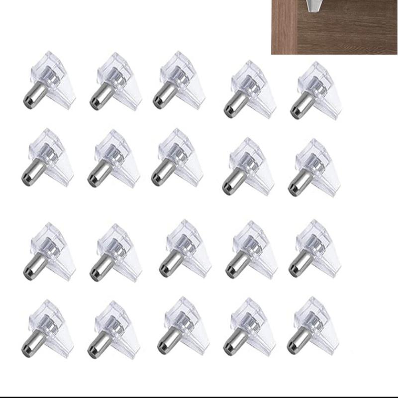 50/100Pcs Clapboard Layer Support Pins/Plastic Cabinet Shelf Support Peg/Fixing Partition Pin Holder/Shelves Support Pegs Pins