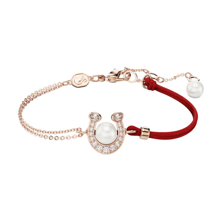 Swarovski Symbolica 2026 Year Of The Horse Spring Festival Limited Edition Horseshoe Design Cubic Zirconia Bracelet Unisex bracelet 5736976 Box (Random Color)