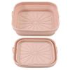 Foldable Silicone Baking Pan & Mat - Round/Square, Universal for Air Fryer/Oven, Food Grade