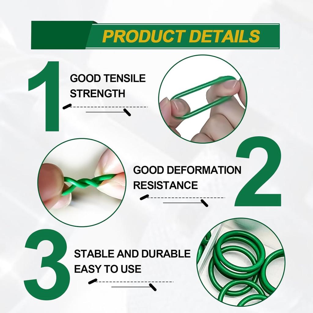 Car A/C Repair Kit, 270PCS O-Ring Set + 102PCS Car Air Conditioner Valve Core Kit With Double Head Tall Tool, A/C R12 R134A Refrigeration Tire Valve