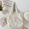 Fresh and Sweet Floral Chiffon Shoulder Bag Large Capacity Student Bag Fashionable Versatile Tote Bag Women