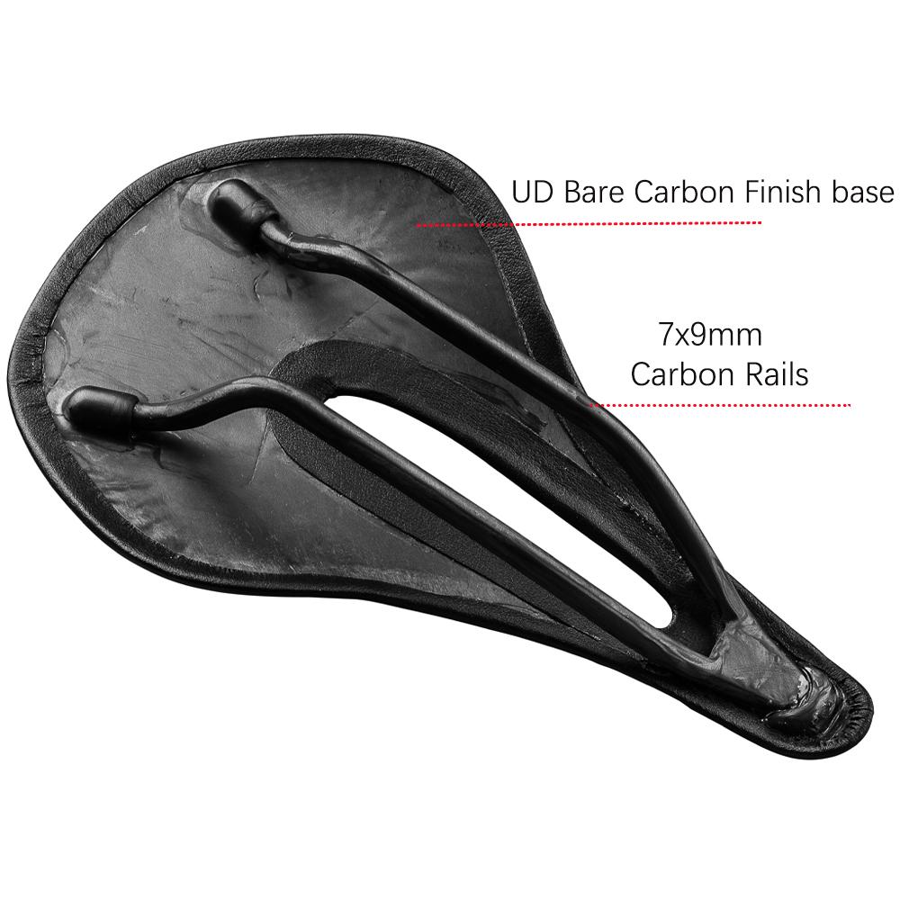 Elitaone Carbon Saddle Super Light 90g MTB/Road Bike Saddles 240x143mm UD Carbon Finish Bicycle Seat