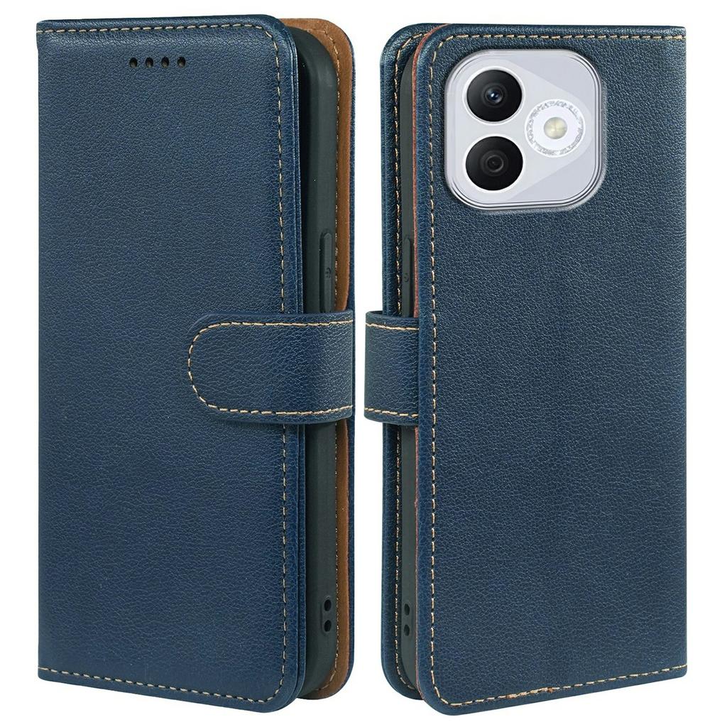 For Honor 400 Lite 5G Case RFID Blocking Wallet Litchi Texture Leather Phone Cover Magnetic Clasp
