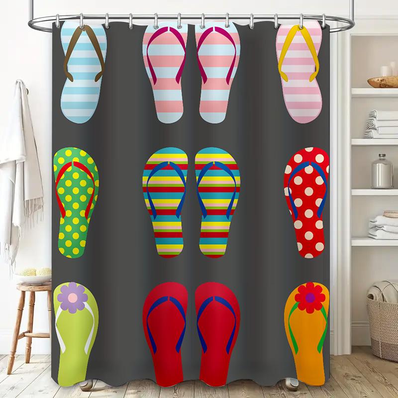 Adorable sea turtle shower curtain for bathroom decor colorful underwater art print gift idea #12456739081