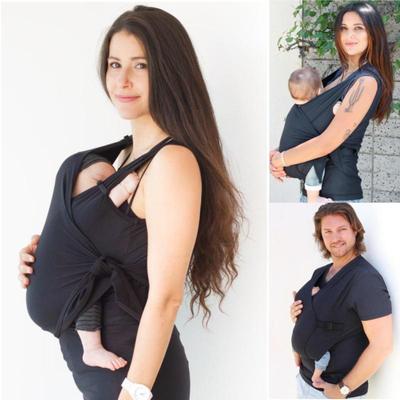 2025 Trendy Kangaroo Parent Pocket T-Shirt Vest for Babywearing