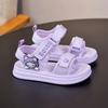 Girls sandals new summer fashion children's princess shoes baby cute beach shoes girls sandals soft sole