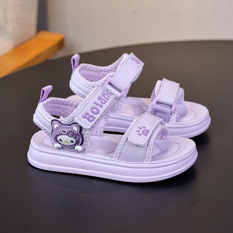 Girls sandals new summer fashion children's princess shoes baby cute beach shoes girls sandals soft sole