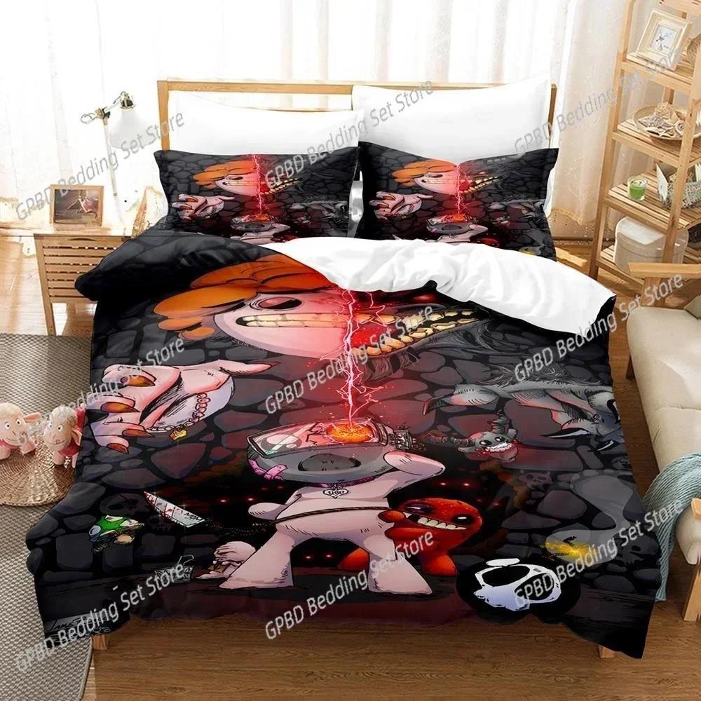 Luxury  New 3D Print Game The Binding of isaac Bedding Set Single Twin Full Queen King Size Bed Set Teenager Bedroom Sheet sets