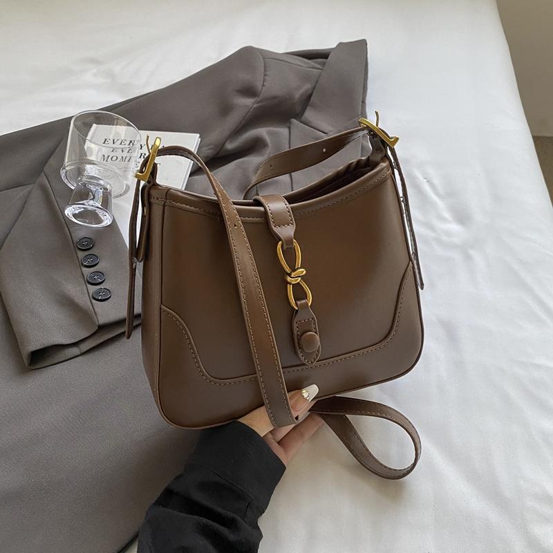 

Текстурированные винтажные женские сумки через плечо, классическая универсальная сумка из искусственной кожи, женская повседневная сумка для поездок на работу и кошелек