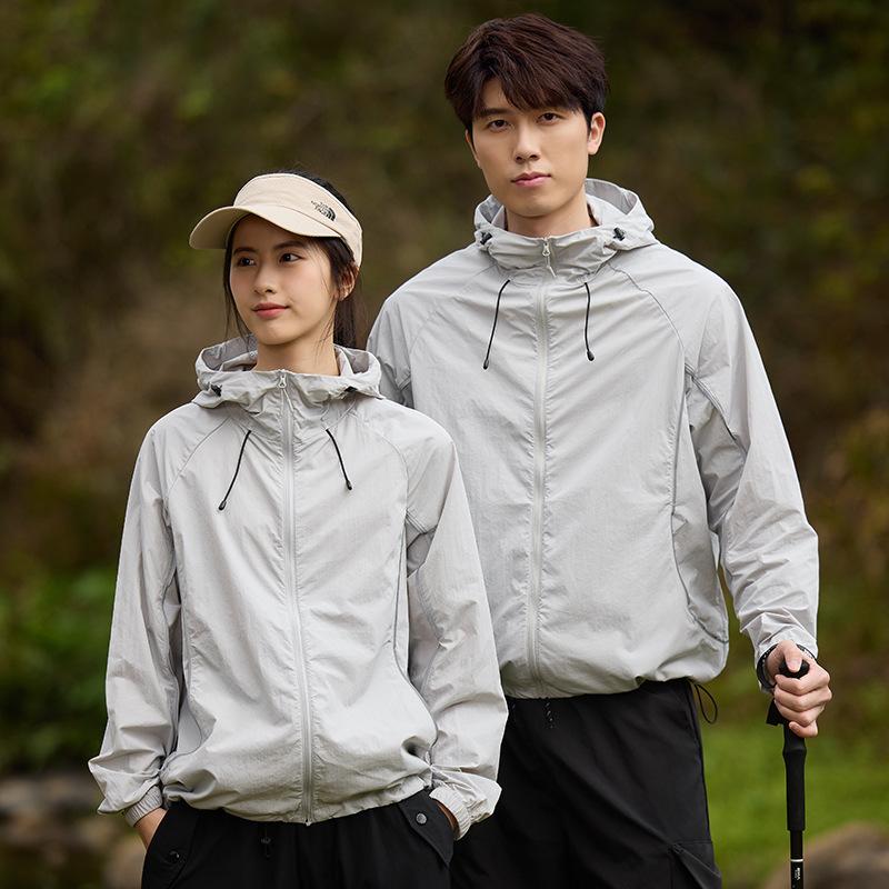 1A antibacterial outdoor sunscreen clothing men's and women's summer thin breathable anti-ultraviolet fishing clothing sunscreen jacket