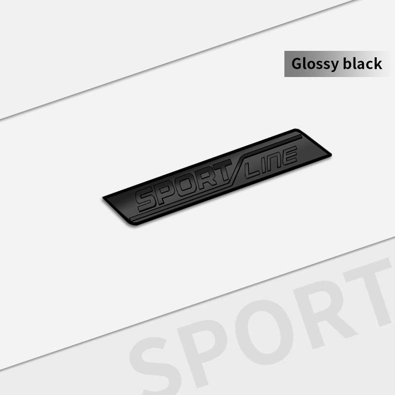 Cycr3 Auto Metal For Skoda Sportsline Grille Logo Fabia Rapid Octavia Superb KAMIQ KODIAQ Car Interior Badge Decals Trunk Sticker