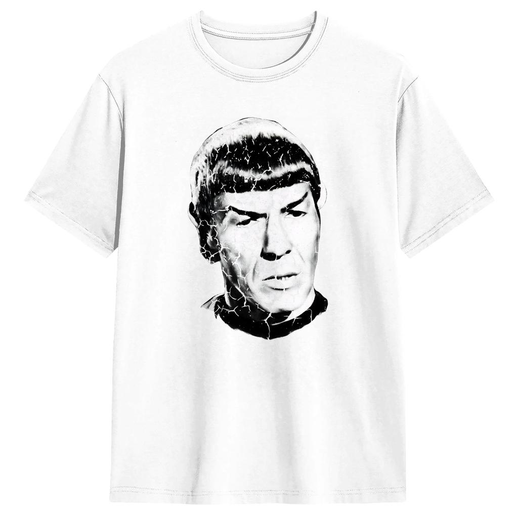 Oversized T Shirt Summer Mr Spock Enterprise Vulcan Stars Treks Fashion T Shirts Cotton Tshirt for Men Classic Short Sleeve Tops
