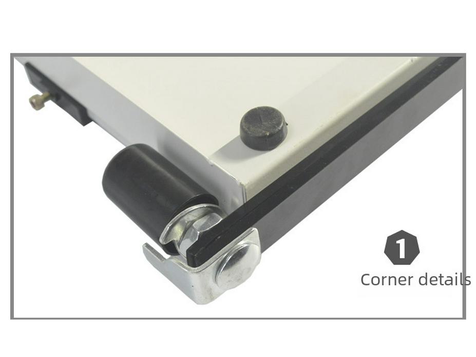 A4 Steel Bottom Manual Paper Cutter with Extended Double Pressure Strip Model 852