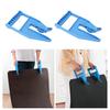 2PCS Mat Movers Tool Ergonomic Mat Puller Heavy Duty Stall Mat Handlers for Horse Mat Gym Mat Trailer Mat