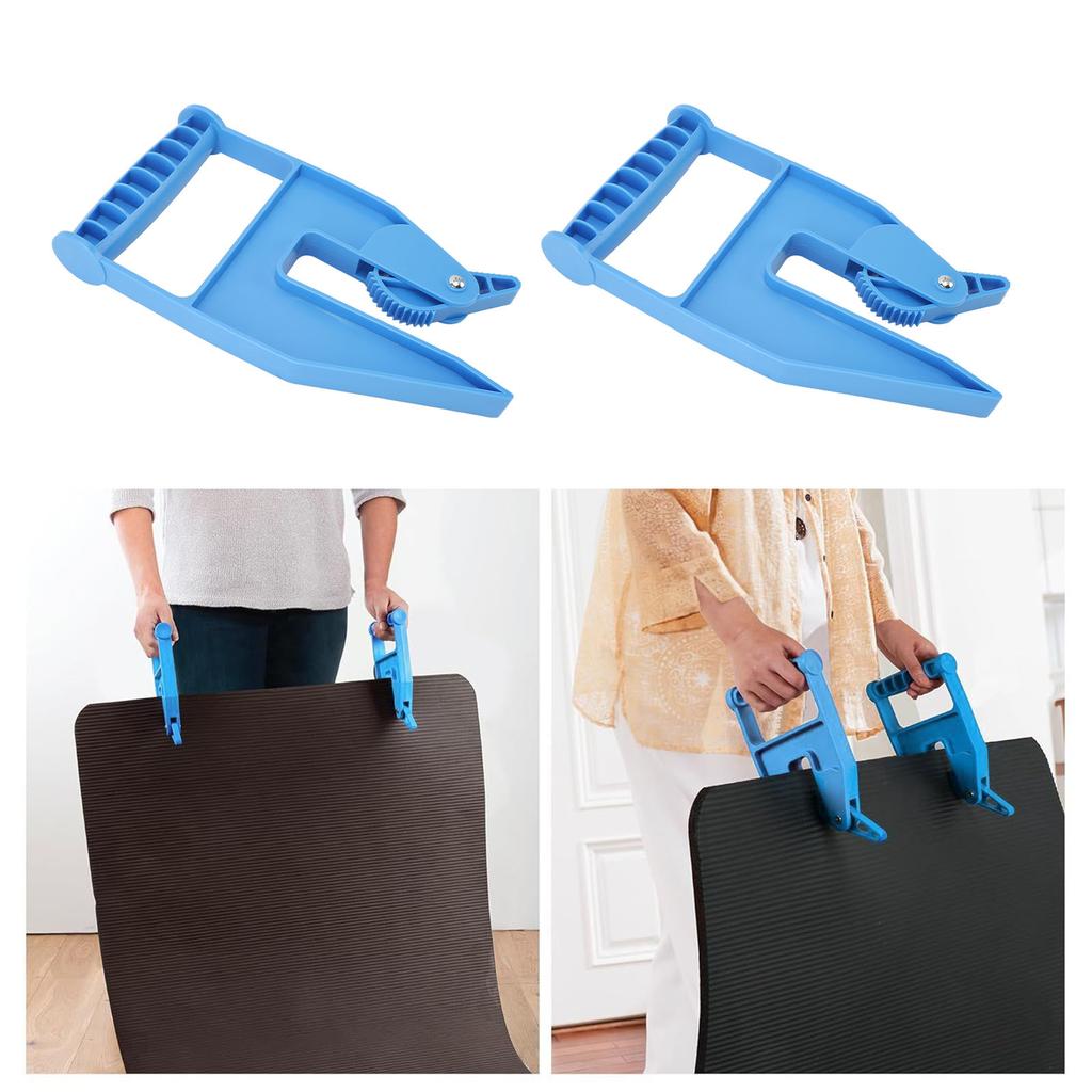 2PCS Mat Movers Tool Ergonomic Mat Puller Heavy Duty Stall Mat Handlers for Horse Mat Gym Mat Trailer Mat
