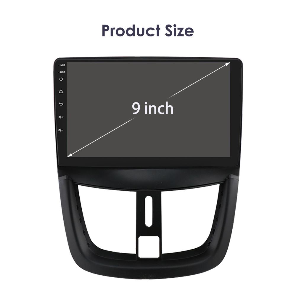 DSP IPS Android 12 Bilradio Multimedia Videospiller for Peugeot 207 CC 207CC 2006 - 2015 GPS 2Din RDS Stereo Intelligent Skjerm Autoradio Carplay